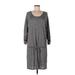 Soft Joie Casual Dress - Sweater Dress: Gray Marled Dresses - Women's Size Large