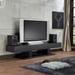 Multi-function TV Stand for TV up to 50-inc, with Height Adjustable Bracket, Swivel Feature, and 3-Tier Storage Space