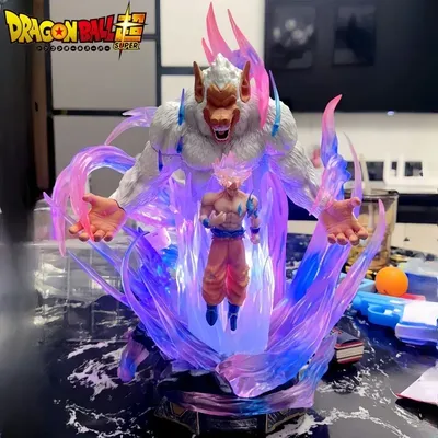 Figurine Dragon Ball Son Goku Ultra Instinct statuette en PVC modèle beurre jouet cadeau à