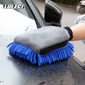 LULECI-Gants en chenille microcarence imperméables gants de lavage de voiture optique gants de
