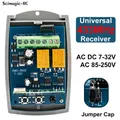 Universel 433.92MHz Porte de Garage Télécommande Récepteur AC DC 7-32V 85-250V Module De Commutation