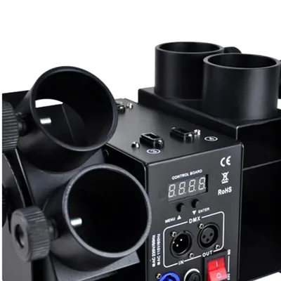 Canon à confettis à 4 tuyaux de haute qualité modèle économique esprit canal DMXorg4 fête disco
