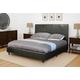 Faux Leather Prado Bed - Black | Wowcher