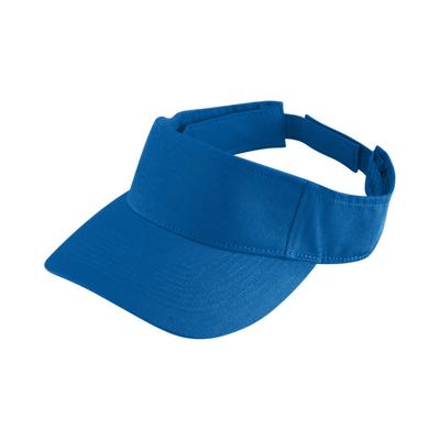 Augusta Sportswear 6226 Youth Sport Twill Visor in Royal Blue | Cotton