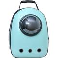 Cat Backpack - Pet Carrier - Breathable Pet Travel Poker Ball Backpack Space Capsule Backpack Hiking Bubble Backpack for Cats and Small Puppies Best Gift Green