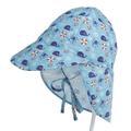 Adjustable Wide Brim Toddler Bucket Hat for Sun Protection - Unisex Beach Basin Hat for Baby Boys and Girls