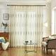 One Panel Korean Pastoral Style Linen And Cotton Embroidered Gauze Curtain Living Room Bedroom Dining Room Study Semi Transparent Gauze Curtain