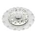 Led Light Crystal LED Ceiling Flush Mount Ceiling Light Crystal Chandeliers Light Ceiling Lamp Contemporary Pendant Light Dimmable Modern Roundness Glass for Porch Balcony Hallway