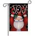 Double Sided Garden Flag Candy Cane Reindeer House Flag Outdoor Yard Decoration Christmas Winter 12x18h