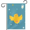 Family Time Summer Garden Flag Farm Hen Chicks Cute Animals Double Sided Yard Flags for Farmhouse House Outdoor Lawn Decoration