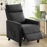 HARKAWON Large Power Lift Chairs Recliners for Adults Elderlyï¼ŒSide Pocketï¼ŒSmall Recliners for Small Spacesï¼ŒModern Living Room Wingback Chair Armchair Grey