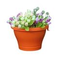 Sueyeuwdi Plant Pots Vase Pipe Wall Mounted Planters for Home Garden Plastic Planters for Vegetables Herbs Flowers And Succulents 1Pc Gardening Supplies Garden Decor 18*15*15cm