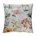 PRATYUS Floral Spring Pillow Covers 18 x 18 Inch Vintage Wild Flowers Decor Throw Pillows Outdoor Farmhouse Wildflower Plant Decorative Cushion for Couch Bed Sofa