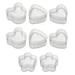 Rice Shaker Sushi Molder 8 PCS Ball Accessories Kitchen Mould Decorating Tools Utensils Sets for Maker Home White Baby