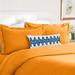 Elegant ComfortÂ® 1500 Series Super Soft Wrinkle Free 3 pc Duvet Cover Set Full/Queen - Elite Orange