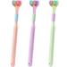 Pack of 2 3 4 Three Sided Toothbrushes Soft Bristle Toothbrush for Adults V Shaped Toothbrush Non Slip Cleaning Toothbrush