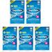 Comfort Clean Floss Picks for Sensitive Teeth - Soft Ribbon Mouthwash Blast Flavored Pack of 5 (90 Count Each) | Gentle on Gums Removes Plaque and Food | Dental Care Essential