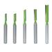 5pcs 6mm Flush Trim Router Bits Straight Shank Router Bits Set Carpentry Milling Cutter Woodworking Tool Cutter Blade