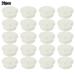 20Pcs Thickened Round Wire Box Computer Desk Table Cable Grommet Table Wire Hole Cover (Beige)