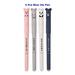 Kawaii Erasable Gel Pen Set Cartoon Animals Cute Cat Erasable Pen Erasable Refill Rod Washable Handle Pen Grip School Stationery 4Pcs-Blue