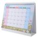 2024 English Desk Calendar Small Office Decor Planner Vertical The Light House Decorations for Home Paper