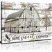 Barn Wall Art Farmhouse Pictures Wall Decor Rustic Barn Pictures Wall Art for Kitchen Living Room Cabin Home Decor Sweet Home Sign Poster Vintage Old White Barn Painting Artwork Decorations 12x16