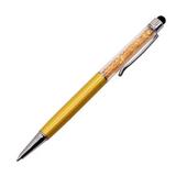 Creative Crystal Pen Diamond Ballpoint Pen Stationery Ballpoint Pen Stylus Stylus 0.7mm Blue Refill BlueCapacitor pink Capacitor yellow
