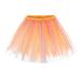 Women S Candy Color Multicolor Skirt Support Half Body Puff Petticoat Colorful Small Short Skirt Cage Skirt Jean Skirts Maternity Pencil Skirt Swim Cover up Skirt Tennis Skirt for Women Sparkly Skirts