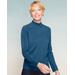 Blair Women's Soft Spun® Acrylic Mock Neck Long Sleeve Sweater - Green - 2X - Womens
