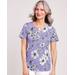 Blair Women's Essential Knit Tab Button Top - Purple - 2XL - Womens