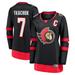 Women's Fanatics Branded Brady Tkachuk Black Ottawa Senators Home Breakaway Player Jersey