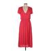 WAYF Casual Dress - Midi: Red Dresses - Women's Size Medium