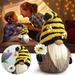 Sueyeuwdi Artificial Flowers Fake Flowers 1Pc Decorations with Handmade Yellow Black Brown Bee Doll Cute Soft Sunflower Doll for Summer Party Home Tabletop Ornaments Present Room Decor Desk Decor