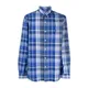 Ralph Lauren , Blue Check Cotton Shirt with Polo Pony Motif ,Blue male, Sizes: S, M