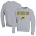 Men's Champion Gray NDSU Bison Stack Logo Softball Powerblend Pullover Sweatshirt