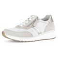 Keilsneaker GABOR "CAPRI" Gr. 38, goldfarben (weiß, goldfarben) Damen Schuhe Sneaker