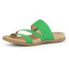 Pantolette GABOR, Damen, Gr. 39, grün, Textil, unifarben, sportlich, Schuhe, Keilabsatz, Sommerschuh, Schlappen in sommerlicher Farbpalette