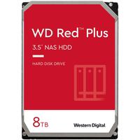 WESTERN DIGITAL interne HDD-Festplatte Red Plus, rot (rot, schwarz), 8 TB, Festplatten