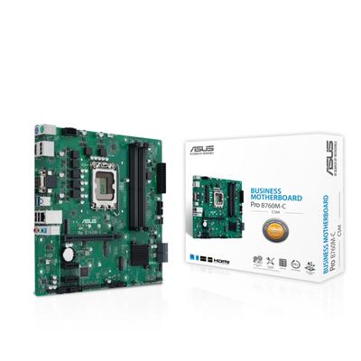 ASUS Mainboard "PRO B760M-C-CSM", grün, B:24,4cm T:24,4cm, Mainboards