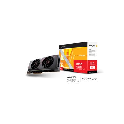 SAPPHIRE Grafikkarte "PULSE AMD Radeon™ RX 7800 XT 16GB (11330-02-20G)" Grafikkarten schwarz