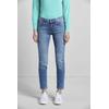 5-Pocket-Jeans BUGATTI, Damen, Gr. L44, Langgrößen, blau (hellblau), 81% Baumwolle, 9% Polyester, 6% Elastomultiester, 4% Elasthan, Jeans, mit Flexcity-Stretch