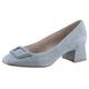 Pumps TAMARIS Gr. 38, blau (hellblau) Damen Schuhe Elegante Pumps