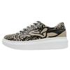 Plateausneaker DOGO "Myra Low-Top Sneaker Arizona Dream Damen Sneaker", Damen, Gr. 36, Normalschaft, beige (beige, schwarz), Lederimitat, Schuhe, Handgefertigt