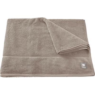 Badetuch MUSTERRING "Solid", grau, B:100cm L:150cm, Frottee, Baumwolle, Handtücher (Packung), hautschmeichelnde Airtouch Qualität Image