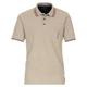 Poloshirt CASAMODA "CASAMODA Polo-Shirt uni" Gr. 4XL, beige Herren Shirts Poloshirts