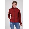 Strickfleecejacke DEPROC ACTIVE "LAKE RODELL WOMEN", Damen, Gr. 34 (XS), rot, 100% Polyester, sportlich, tailliert, Langarm gerader Abschluss mit innenliegendem Gummizug, Jacken, auch in Großen Größen erhältlich