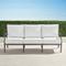 Carlisle Sofa with Cushions in Slate Aluminum - Quick Dry, Light Aruba - Frontgate