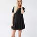 Urban Outfitters Dresses | Alice Ritter & Uo Black Tiered Eleonora Crochet Inset Dress Size Xs | Color: Black | Size: Xs