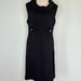 Lilly Pulitzer Dresses | Lilly Pulitzer Finn Ponte Knit Cowl Neck Dress Black Size Large | Color: Black | Size: L
