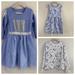 Disney Matching Sets | Disney Frozen Ii Set Of 3 Items (2 Dresses And 1 Sweatshirt) | Color: Blue/Silver | Size: 5g